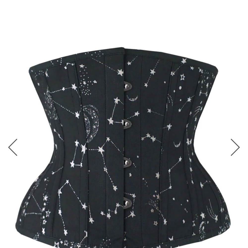 Corset Story ASTRONOMY COTTON PRINT UNDERBUST CORSET